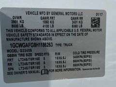 2017 Chevrolet Express 2500 2WD