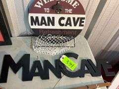 (2) Man Cave Signs