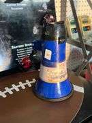 College Football Tracker Board with helmets/megaphone