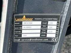 2024 Landhonor Unused GM-12-96W 96" Skid Steer Grader