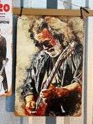 (3) Johnny Cash Art Work