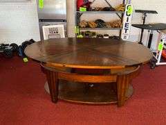 Oval Wood Coffee Table