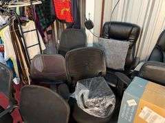 Large lot of desk chairs (10)
