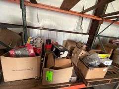 (2) Pallets of misc reel parts and wire