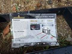 2025 Landhonor Unused BS-12-2500G Skidsteer Bale Spear