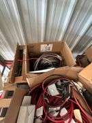 Boxes of extension cords and cables