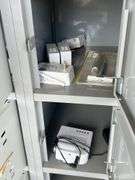 Lockers with contents