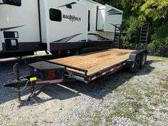 2021 BWise Manufacturing EH18-10ELE Commander Tandem Axle Equipment Trailer