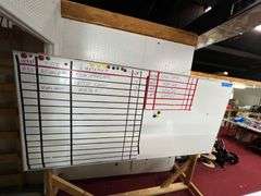 Lot of large whiteboards