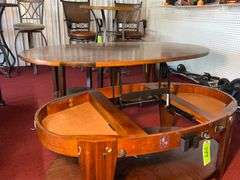 Oval Wood Coffee Table