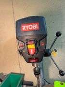 Ryobi Bench Drill Press with Laser with table & contents