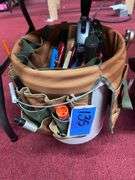 Bucket of various tools