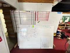 Lot of large whiteboards