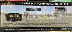 2025 Landhonor Unused LHR-FPR36 36" Round Metal Fire Ring