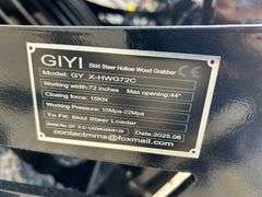 2025 GIYI Unused GYX-HWG72C Skid Steer Hollow Wood Grabber
