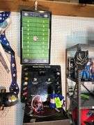 College Football Tracker Board with helmets/megaphone