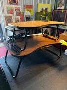 (5) Various size arm chair trays