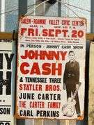 (3) Johnny Cash Art Work