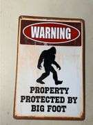 (6) Sasquatch Signs