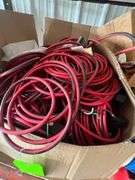 Boxes of extension cords and cables