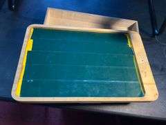(5) Various size arm chair trays