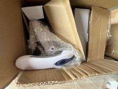 Pallet:  Phone, Large Plastic reel, reels of cable, adaptors