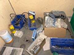 Ryobi Bench Drill Press with Laser with table & contents