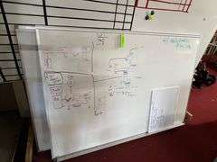 Lot of large whiteboards