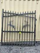 2025 Miva Unused Decorated Entrance Gates, Pair