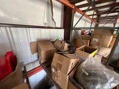 (2) Pallets of misc reel parts and wire