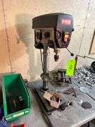 Ryobi Bench Drill Press with Laser with table & contents
