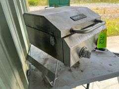 NexGrill - Gas - and Metal trashcan