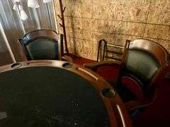 Poker Table with (4) Chairs