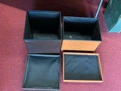 (2) Decorative Storage Bins