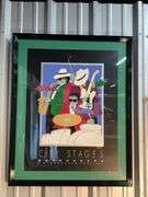 (2) Framed Art Pieces: City Stages/Numbered/Signed