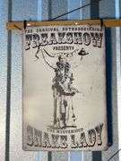 (5) Metal Circus Signs