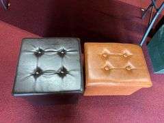 (2) Decorative Storage Bins