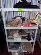 Plastic Shelf with Contents
