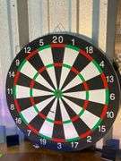 Game Room Sign (works)/(2) dart boards with darts