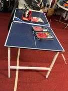 Ping Pong table with paddles