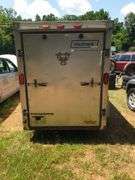 12 ft Haulmark Transport DLX Motorcycle Carrier with Solar Panel