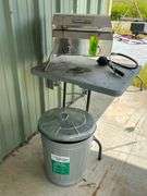 NexGrill - Gas - and Metal trashcan
