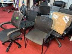 Large lot of desk chairs (10)