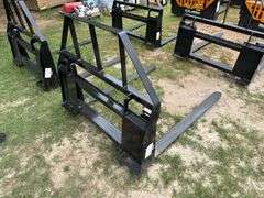 2025 Mower King Unused SA Skidsteer Pallet Forks