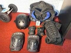 Skateboard Helmet, Knee pads, misc