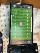 College Football Tracker Board with helmets/megaphone