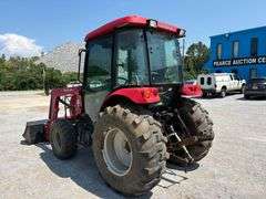 Mahindra 5010 Enclosed Cab Tractor with Front End Loader
