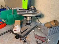 Ryobi Bench Drill Press with Laser with table & contents