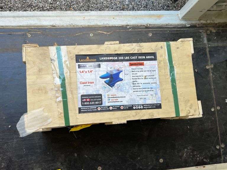 2025 Landhonor Unused LHR-CIA200 - 200lb Cast Iron Anvil image
