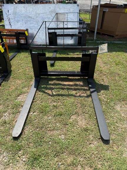 2025 AGT Industrial Mower King Unused SAII100 Skidsteer Pallet Forks image